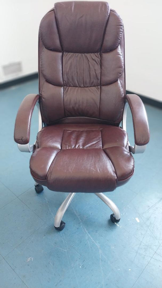 Executive High Back Chair/Brown