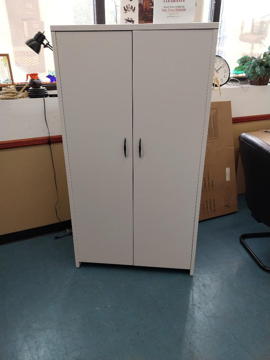 White Laminate Storage Cabinet