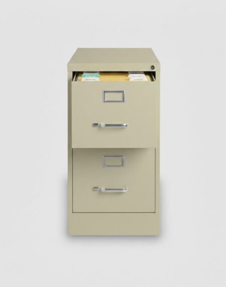 Steel 2-Drawer Vertical File Cabinet